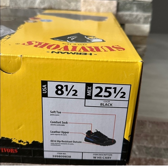 Herman Survivors Women's Cary Soft Toe Work Shoes Size 8 1/2 - Picture 7 of 14